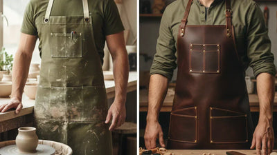 Canvas vs leather: which apron is right for you?