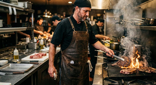 guide about leather cooking apron