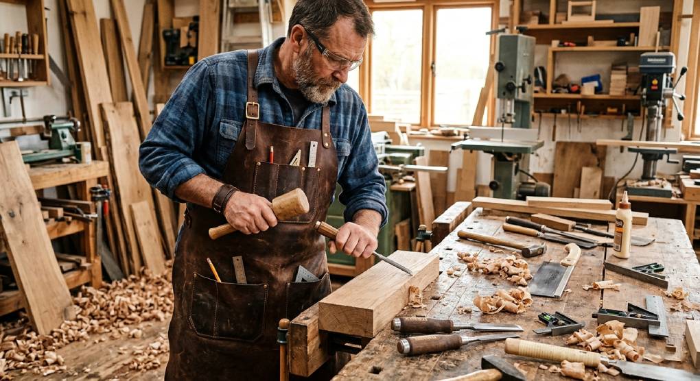 Wood Shop Apron Essentials for Woodworkers