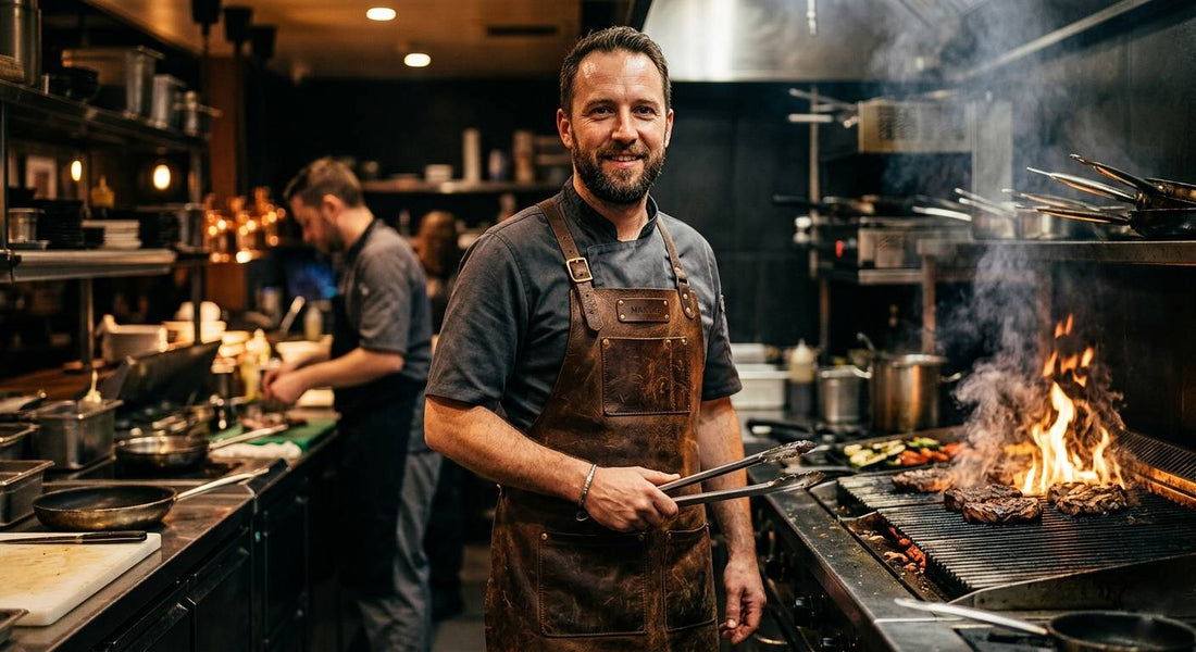 Why Leather Aprons Are Essential for Chefs