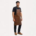 Brown Barista Apron For Men