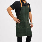 Earth Artisan green garden apron