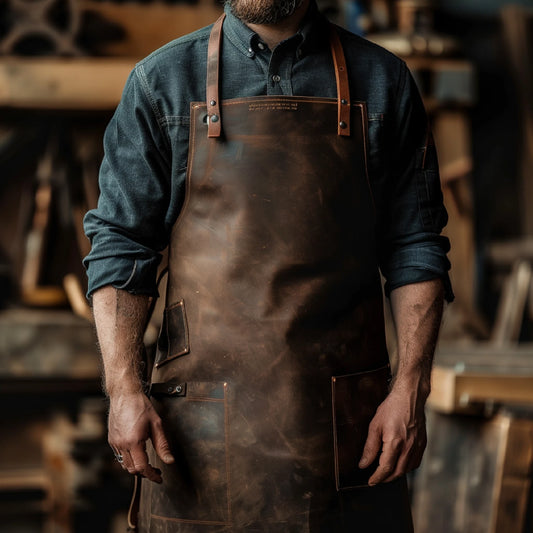 Forge Guard Protective Leather Apron