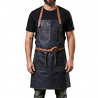GrillMaster's leather apron for bbq