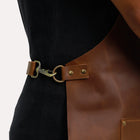 Heat Forge Brown Men Leather apron