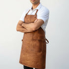 Java Jute Barista Leather Apron