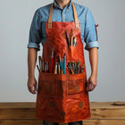 Orange Artistry Craft Leather Apron