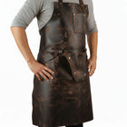 SizzleGrill Brown cooking Leather Apron
