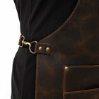 barber master leather apron