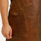 brown forge guard blacksmith apron