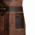 leather Haircut Master Barber Apron