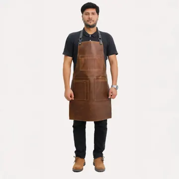 Brown Barista Apron For Men
