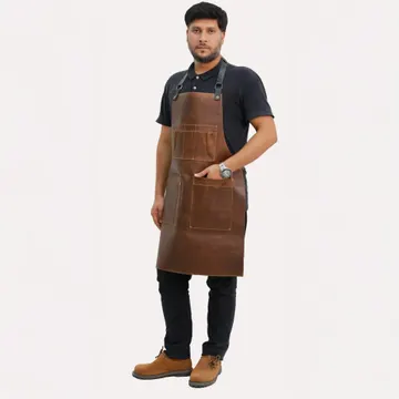 Brown Barista Leather Apron
