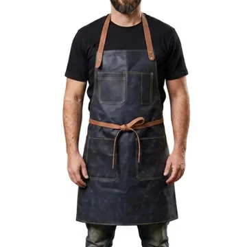 GrillMaster's leather apron for bbq