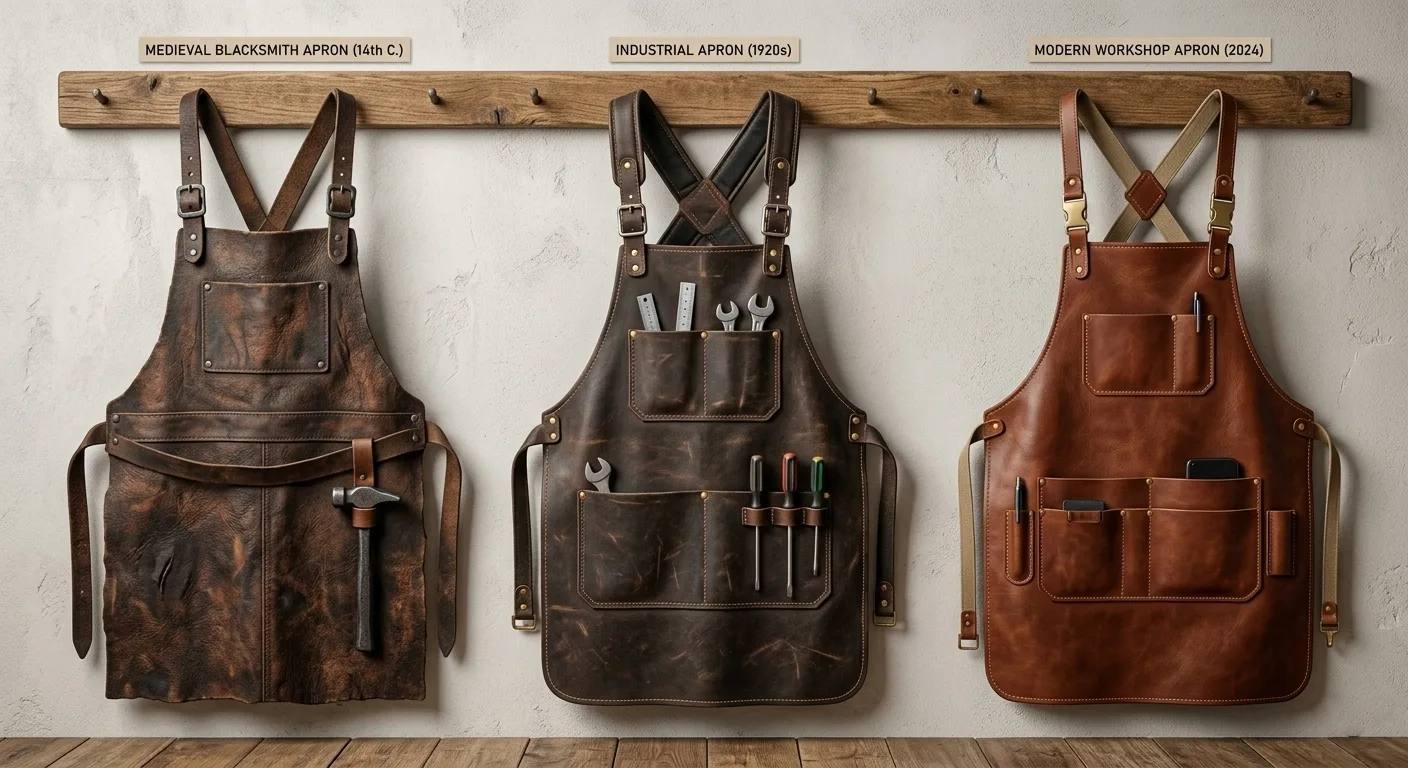 types of leather apron