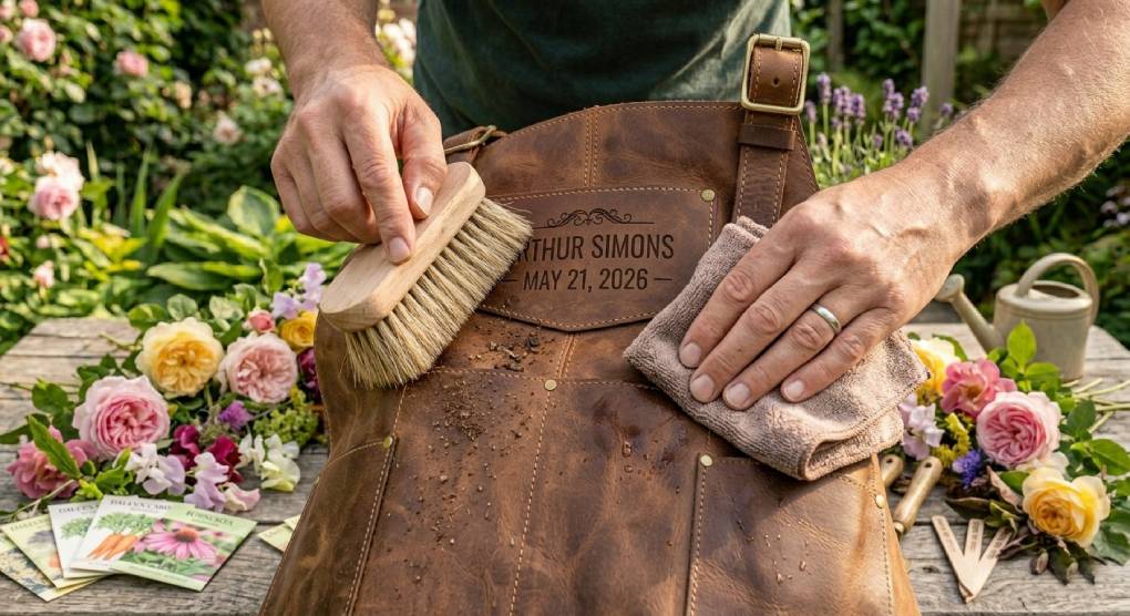 leather apron care