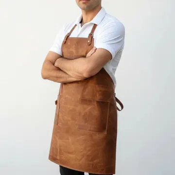 Java Jute Barista Leather Apron