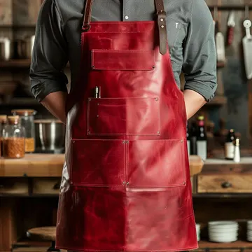 Red Prime Cut Butcher Apron