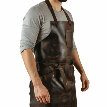 SizzleGrill Chef Leather Apron For Men