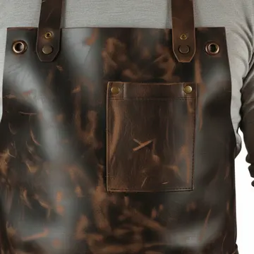 SizzleGrill Chef Leather Apron