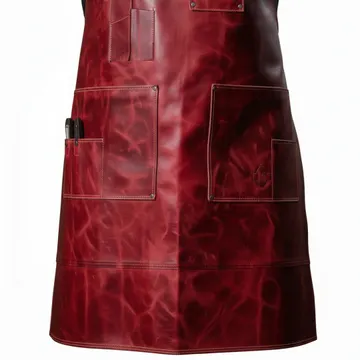 Slice Savvy Red Butcher Apron