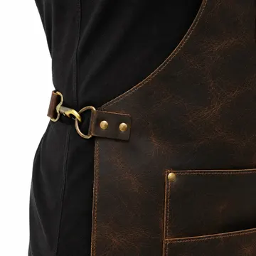 barber master leather apron