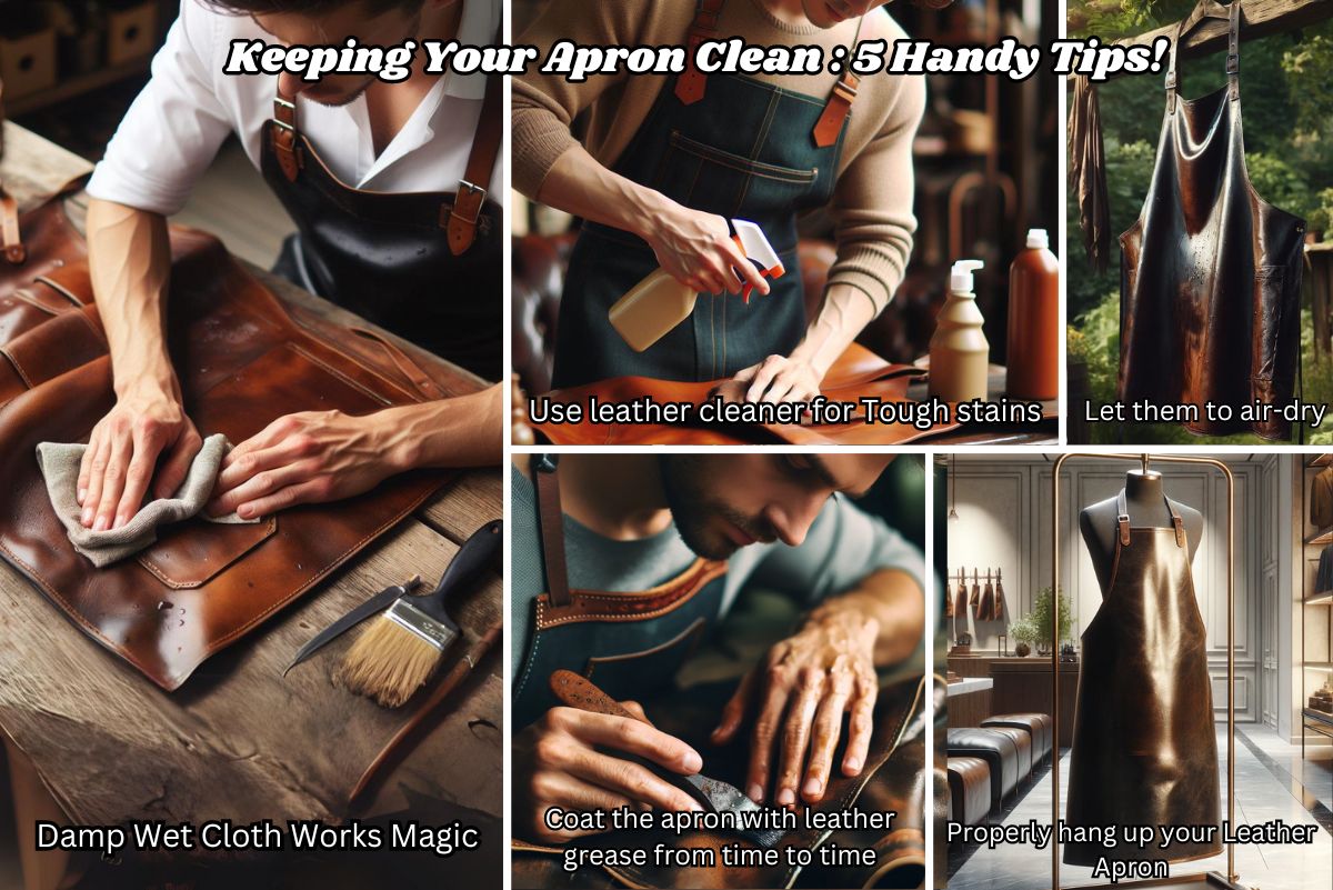 how do you clean your apron