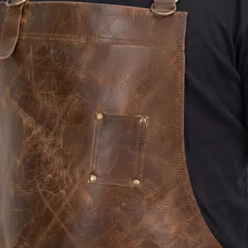 iron guard leather apron