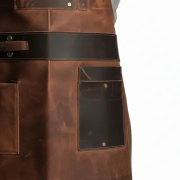 leather Haircut Master Barber Apron